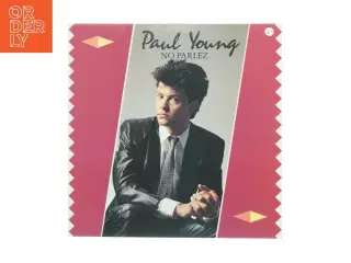 Paul Young - No Parlez LP vinylplade fra CBS (str. 31 x 31 cm)