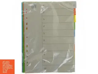 Plastlommer med farvede kanter