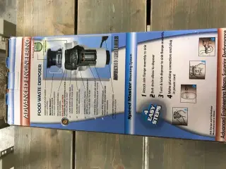 Affaldskværn til køkkenvasken.