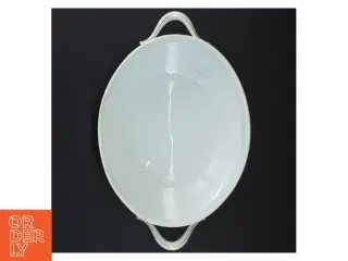 Porcelænsserveringsfad med låg (str. 25 x 20 cm)