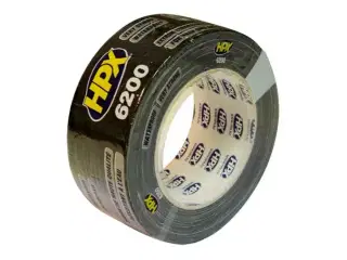 Gaffatape sort,  48 mm x 25 m