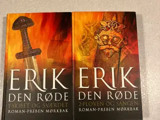 2 flotte bøger om Erik Den Røde i hardback