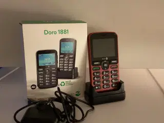 Mobiltelefon Doro 1881 rød