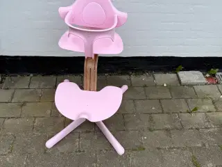 Trip trap stol (1 blå og 1 lyserød) 