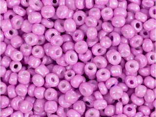 Rocaiperler, diam. 3 mm, str. 8/0, hulstr. 0,6-1,0 mm, soft pink, 25g/ 1 pk.