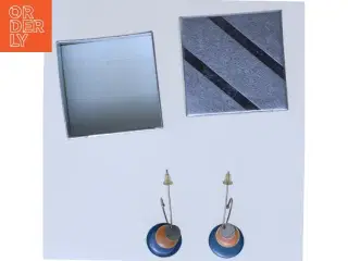 Øreringe i gaveæske (str. 4,5 cm)