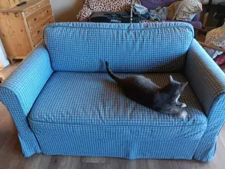 Ikea sofa med extra betræk