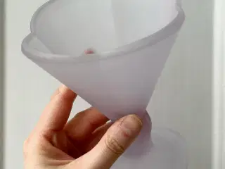 Portionsskål, matteret lilla glas, pr stk