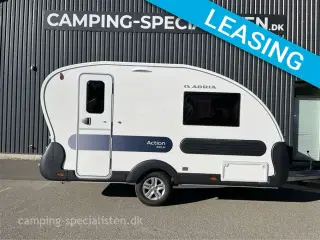2023 - Adria Action 391 LH   NY Adria Action 391 LH 2023 - Kan  leases med Mover og Telt  hos Camping-specialisten Århus