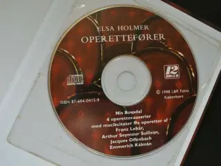 operettefører vedlagt cd, af elsa holmer