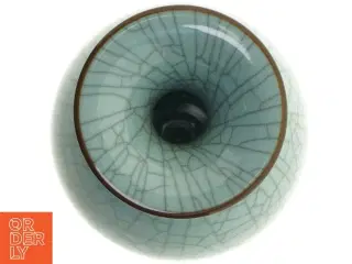 Stor vase med krakeleret effekt (str. 32 cm)