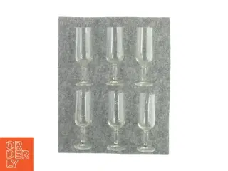 Hvidvinsglas (6 stk) fra Lausitz (str. HØ 17x5,5 cm)