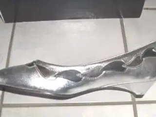 Dixie  Sølv Sko / Ballerina Nye