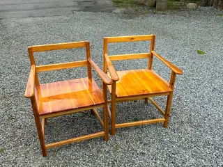 Spisebords stole i træ