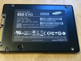 Samsung SSD – 250 GB