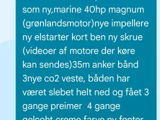Båd askelade 40hp 