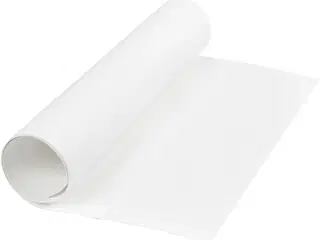 Læderpapir, B: 50 cm, ensfarvet, 350 g, hvid, 1m/ 1 rl.
