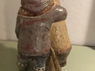 Sødt eskimo par. Lladro keramik 