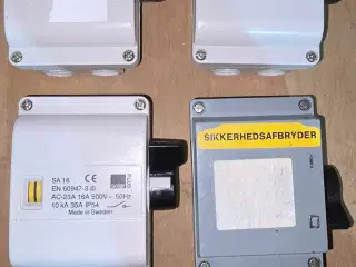 16.amp.Sikkerheds afbryder.