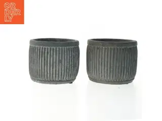 To rillede potter (str. Ø 13 cm)