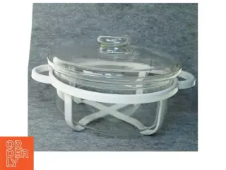 Glasgryde med stativ fra Ok Hent (str. 22 x 11 cm)