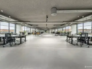 Totalrenoveret kontor på Nørrebro lige ved metro