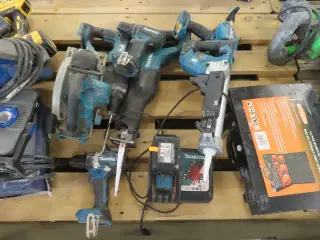 8 stk. elværktøj MAKITA