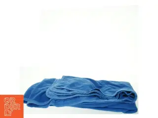 Blå fleece tæppe (str. 118x200 cm)