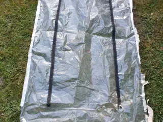 Støvvæg x2 3x5m og støvdør