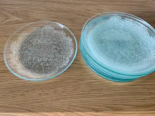 13 stk. glasasietter