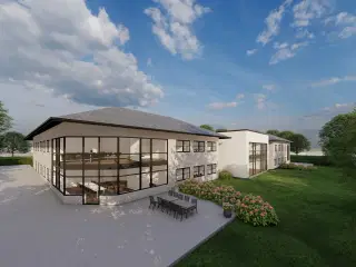 Hørsholm.  Nyopført kontordomicil