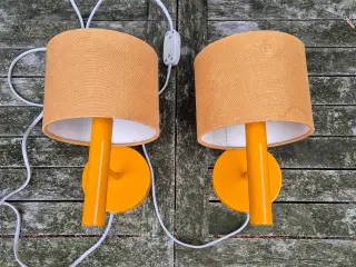 Fine gule væglamper i dansk design