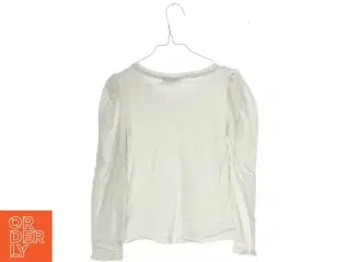 Langærmet bluse i hvid fra LMTD (str. 140)