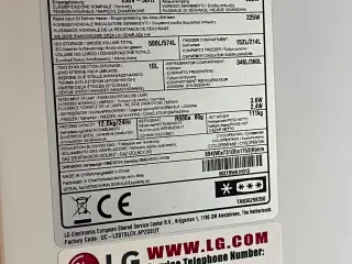 LG Amerikaner køleskab Reservedel