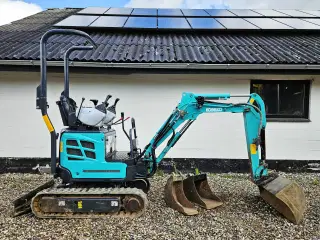 Kobelco SK10 / joystick / 800 timer / skovlsæt