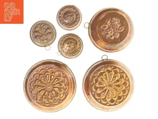 Kobberskålesæt til ophæng (str. 21-10 cm)