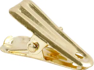 Dekorationsklemmer, L: 27 mm, B: 14 mm, guld, 10stk./ 1 pk.