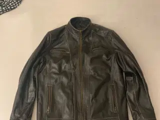 Læder jakke