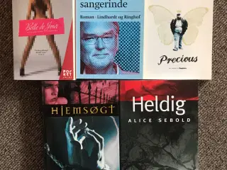 5 blandet bøger