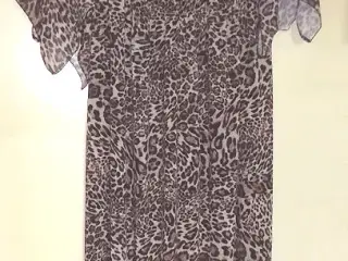 Italiensk kjole i leopardmønster 