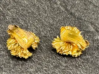 Øreclips guldbelagt Flora Danica - Persille