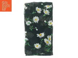 Langt, blomstret tørklæde (str. 135. x 16 cm)