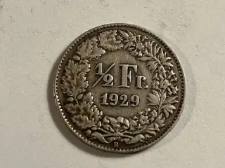 1/2 Franc 1929 Switzerland