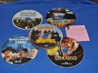 John Wayne 5 super DVD + 10 musik cd