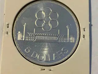 5 Dollars Singapore 1973 - Silver