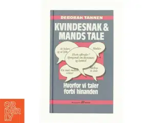 Kvindesnak & Mands tale af Deborah Tannen (bog)