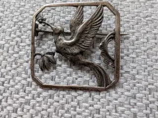 Smuk vintage/antik sølvbroche 