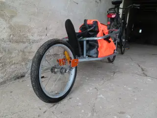 et hjulet cykelanhænger