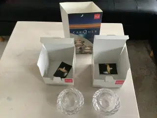 Holmegaard fyrfadslyse stager (capriole)