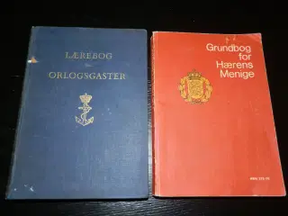 Lærebøger for Orlogsgaster & Grundbog for Hæren